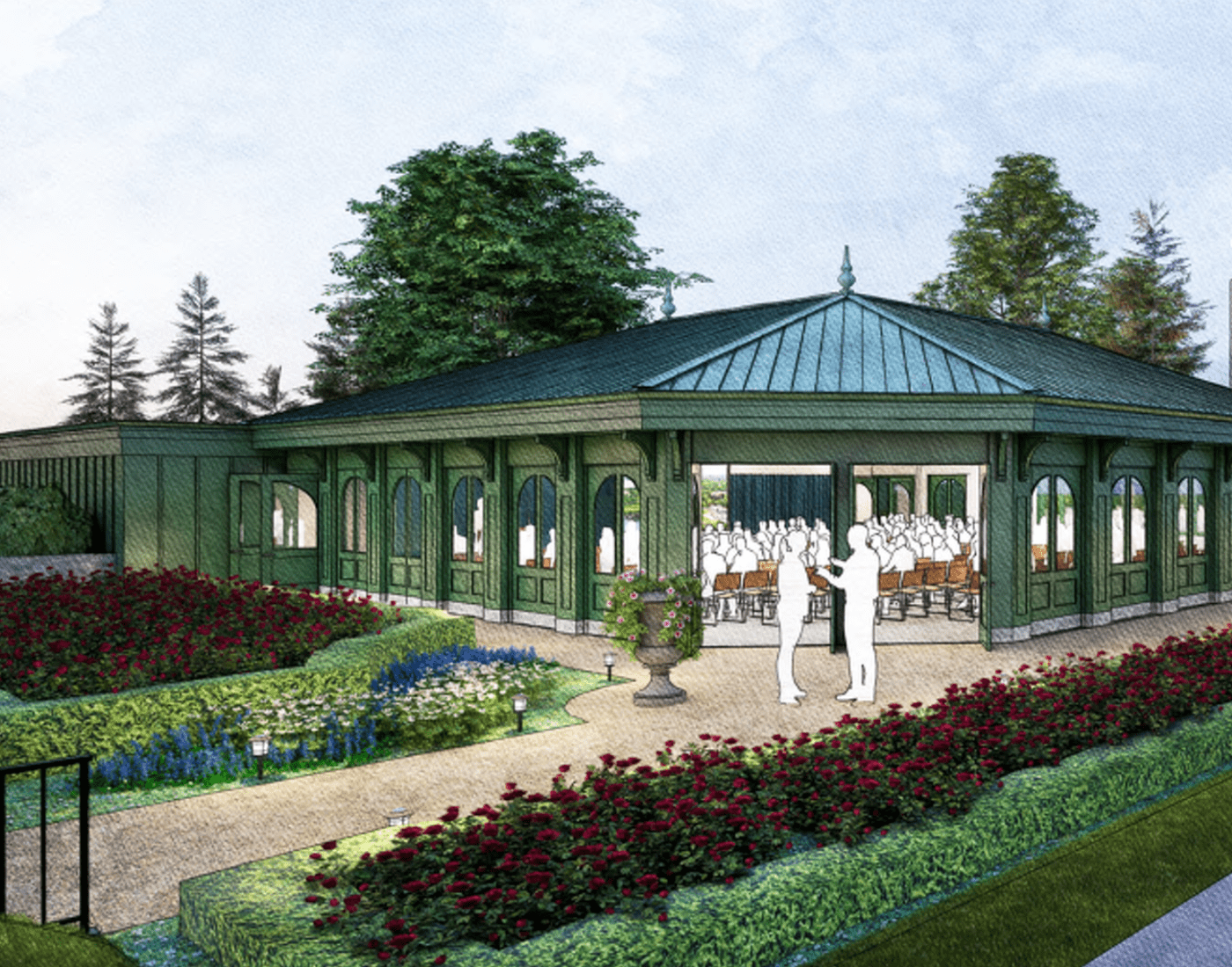 Salve Regina pavilion rendering
