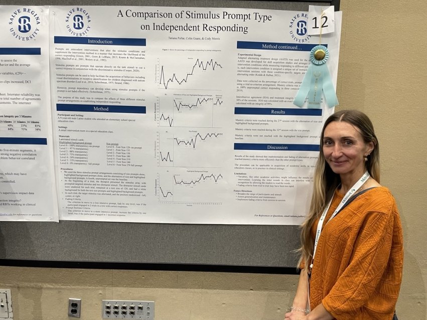 Photo for blog post "Students win multiple awards at behavior analysis conference"