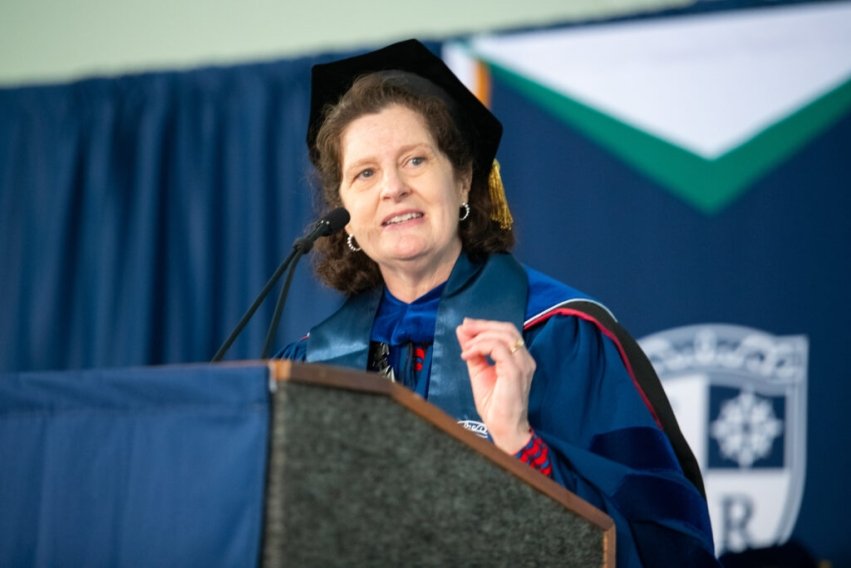 Photo for blog post "Salve Regina graduates urged to embrace the unexpected at 74th Commencement"